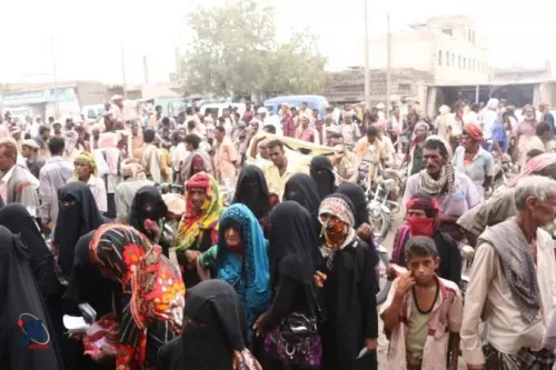 The Humanitarian Fund starts to distribute aid to 1,000 families in Mocha