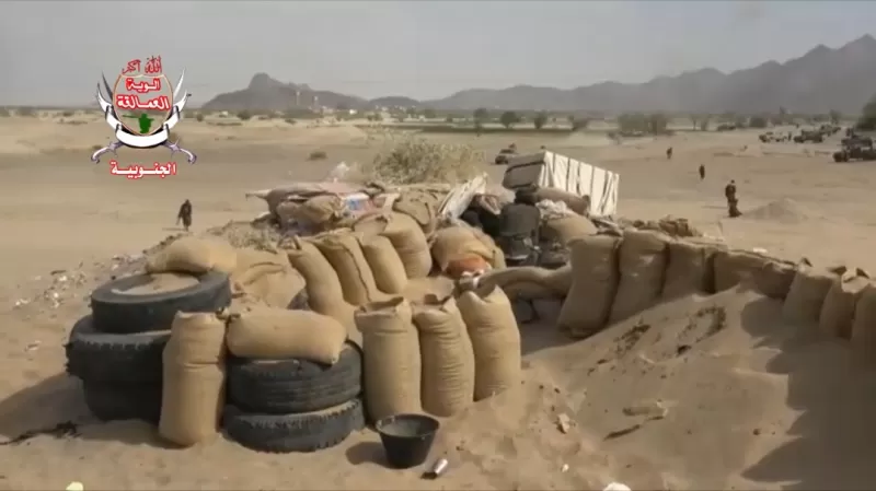 العمالقة تغنم أسلحة ثقيلة من الحوثيين في شبوة