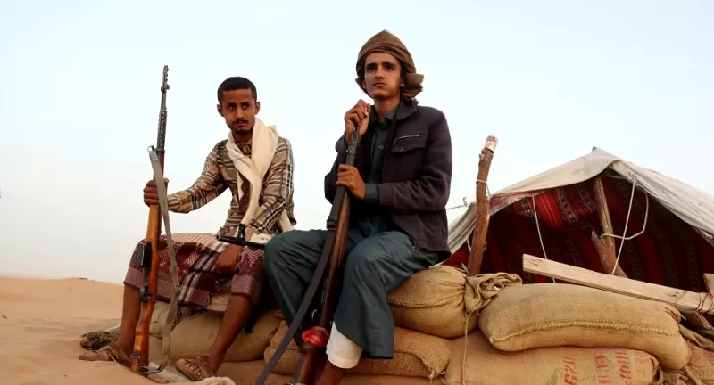 مسلحون قبليون اليمن