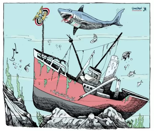 كاريكاتير - نيوزيمن - الشرعية اليمن