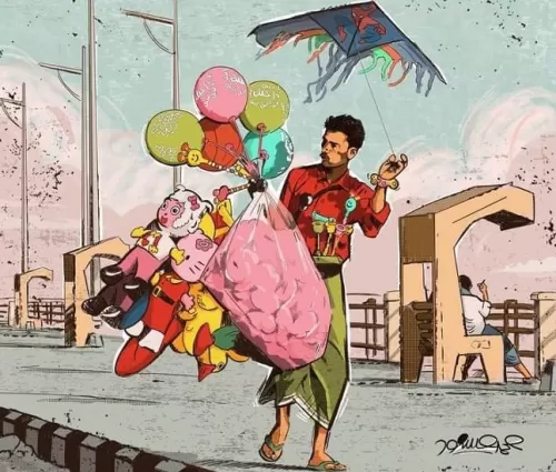 ريشة فنان عدني تُعيد لعدن وجهها الحقيقي.. وجنوبيون: العاصمة تبدأ عهداً جديداً (صور)